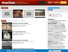 Tablet Screenshot of muchosvideos.net